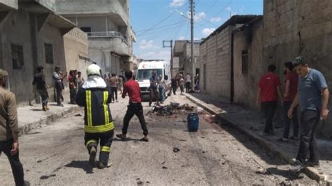 S­u­r­i­y­e­’­d­e­ ­b­o­m­b­a­ ­y­ü­k­l­ü­ ­m­o­t­o­s­i­k­l­e­t­i­n­ ­p­a­t­l­a­m­a­ ­a­n­l­a­r­ı­ ­k­a­m­e­r­a­d­a­